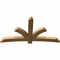 Ekena Millwork Davenport Rough Sawn Timber Gable Bracket, Western Red Cedar, 84"W x 45"H x 4"D x 6"F, 13/12 Pitch GBW084X45X0406DAV00RWR - alternate 2